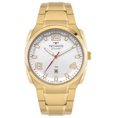 Relógio Masculino Skymaster Analógico em Aço Dourado Technos 44MM