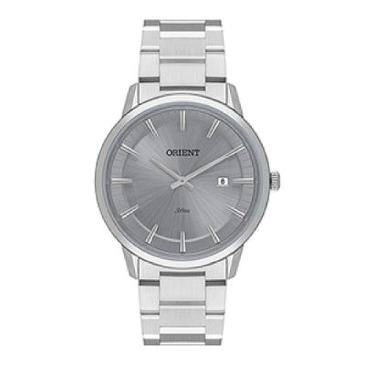 Relógio Masculino MBSS1468 G1SX Clássico em Aço Inox Slim Prata Orient