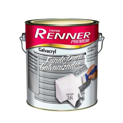 Fundo para Galvanizado Galvacryl Prepara e Protege Tintas Renner 3,6L