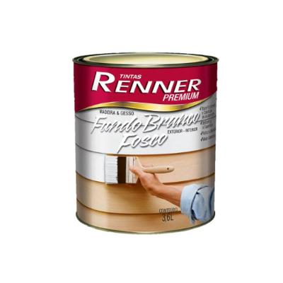 Fundo Preparatório Fundo Branco Fosco com Secagem Rápida Tintas Renner 900ML