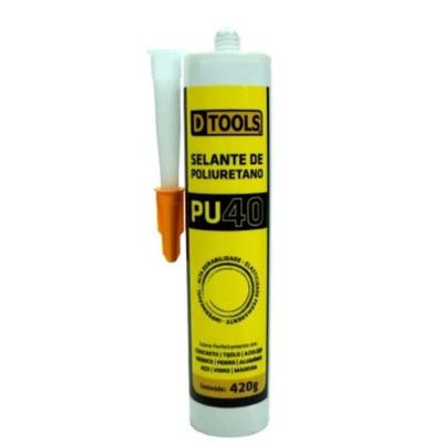 Selante Poliuretano Pu Uso Construção Automotiva 400G Branco Dtools
