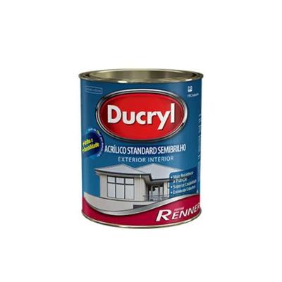 Tinta Acrílica Ducryl Semibrilho para Retoques Branco Tintas Renner 0,9L