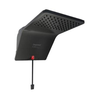 Ducha Ducali Black Eletrônica 7500W Instalação de Parede Regulagem a Distância Preto Zagonel 220V