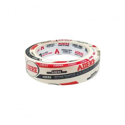 Fita Crepe Uso Geral Adere Papel Atóxico 24MM 50M 1 Unidade Bege Palha