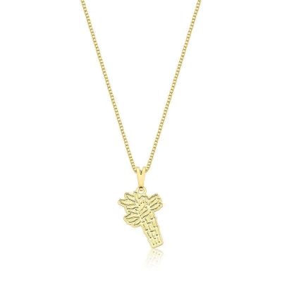 Colar VL Accessoires VLVL479 em Ouro Dourado com Extensor 4cm Unissex