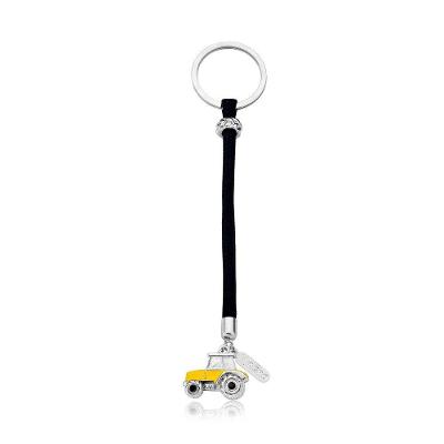 Chaveiro VL Accessoires VLVL340-am Paracord e Inox Amarelo Unissex