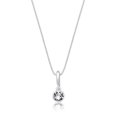 Colar Ponto de Luz VL Accessoires VL1490 Prata Feminino 40CM