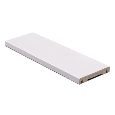 Guarnição Poliestireno Liso Branco Resistente à Umidade Finottato 240CM