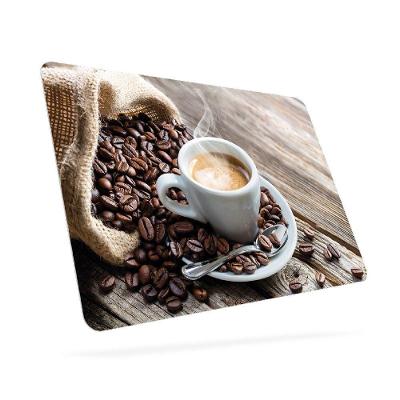 Jogo Americano Kit Alto Brilho Polipropileno Café para Mesa de Jantar 4 Uni Uzoo