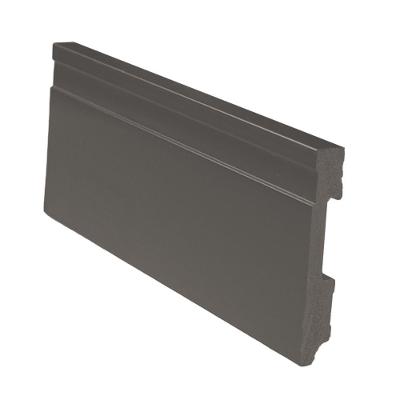 Rodapé Frisado Poliestireno Fácil Instalação Cinza Finottato 240CM