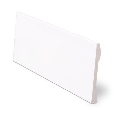 Rodapé Poliestireno Slim Liso Resistente à Umidade Branco Finottato 240CM