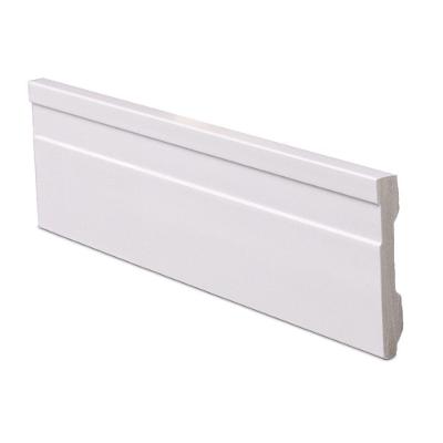 Rodapé Slim Frisado Resistente à Umidade Branco Finottato 240CM