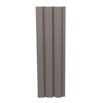 Painel Decorativo Ripado 25mm Design Contemporâneo Cinza Finottato 12.2CM