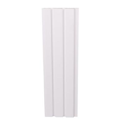 Painel Ripado 25mm com Design Contemporâneo Branco Finottato 12.2CM
