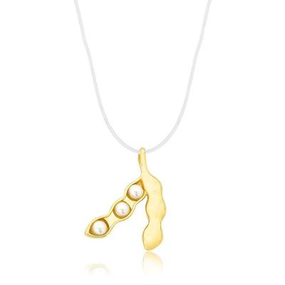 Colar VL Accessoires Soja Ponto de Luz Revestido em Ouro Dourado Feminino