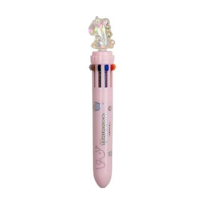 Acessorio de Papelaria Imaginarium Caneta Unicornio PI7556Y 1 Unidade com 10 Cores Rosa