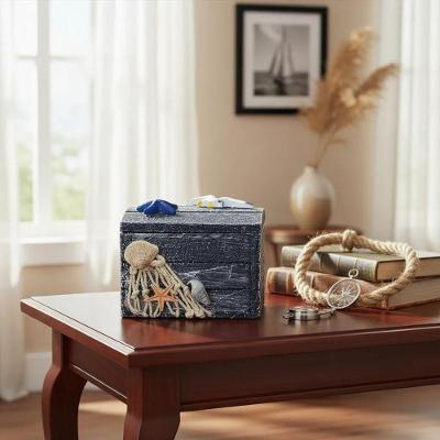 Enfeite Decorativo 05 com Tampa Aberta para Armazenar Anéis Marrom Dantas