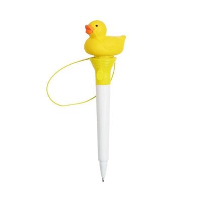 Caneta Ejetável Pato Imaginarium PI7709Y com Patinho no Topo 1 Unidade