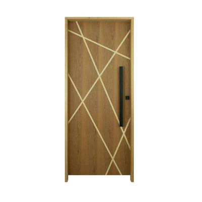Porta de Madeira Agatha de Abrir com Batente 14CM para Interno Amadeirado Rodam Portas