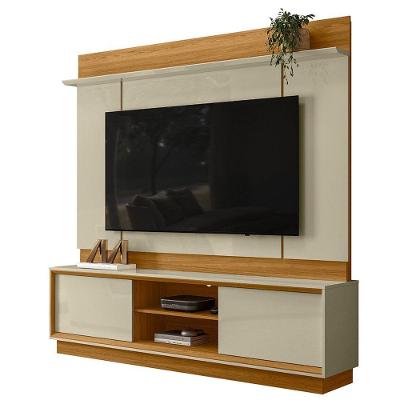 Estante Home Theater Senna 2 Portas 2 Prateleiras MDP 183,5CM Cinza
