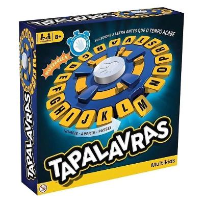 Jogo Tapalavras BR1969 Estimula Vocabulário Concentração e Rapidez de Pensamento Multikids