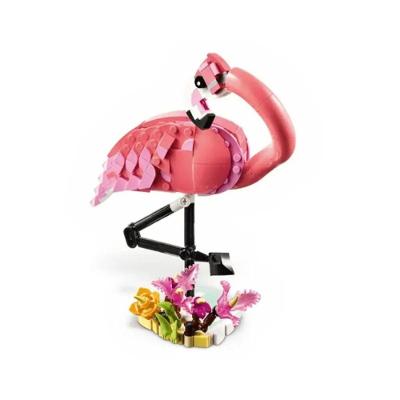 Brinquedo de Montar Lego Creator Animais Selvagens Flamingo 3 em 1 Rosa 31170 288 Peças