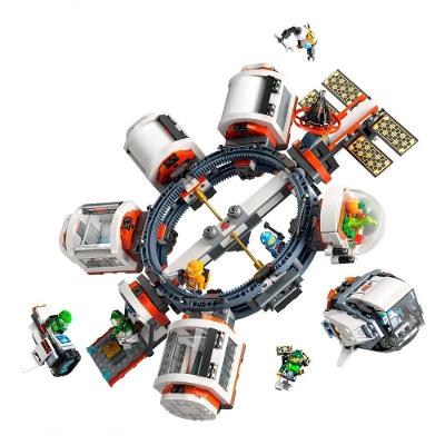 Brinquedo de Montar Lego City Estação Espacial Modular com Funções Interativas Branco Lego 1097