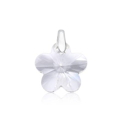 Pingente VL Accessoires VLVL55 Prata Cristal 1,8CM Revestido Feminino