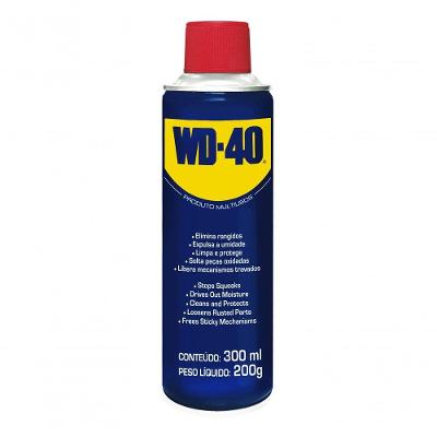 Lubrificante Multiuso Spray WD-40 com Válvula 180° Amarelo WD40 300ML