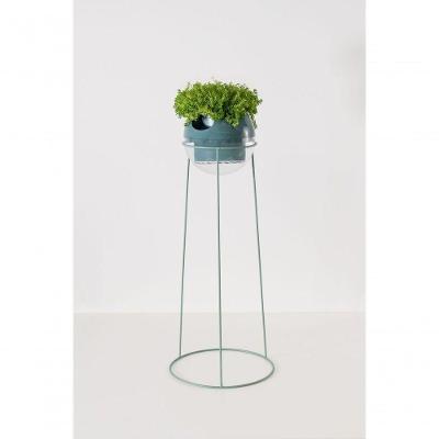 Vaso Autoirrigável com Tripé Redondo 15CM Plástico com Sistema de Irrigação Branco Mind Games