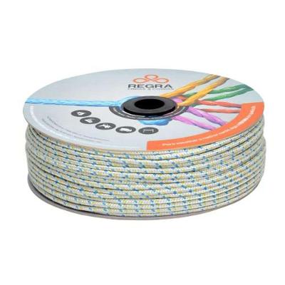 Corda Pet Trançada 6mm Boa Resistência Branca e Colorida Universo Pet 150M