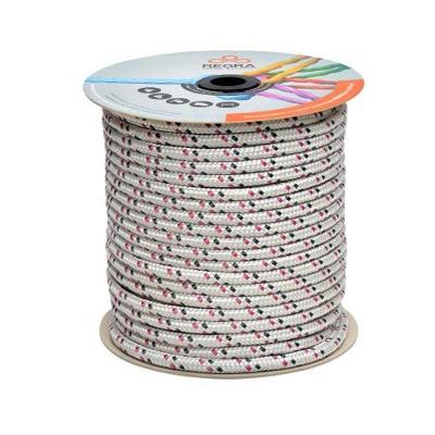 Corda Pet Trançada 8mm Resistente à Ruptura Branca e Colorida Universo Pet 240M
