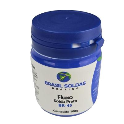 Fluxo de Solda BR45 com Alta Ação Capilar Prata Brasil Soldas 100G