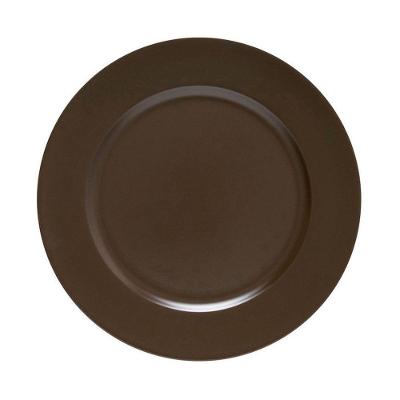 Sousplat Basic 6 Peças em Polipropileno (Plástico) e Carbono de Cálcio Decorativo para Mesa Verde