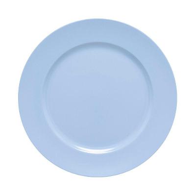 Sousplat Basic Azul Claro em Polipropileno e Carbonato de Cálcio Organiza Mesa Posta Copa & Cia 33CM