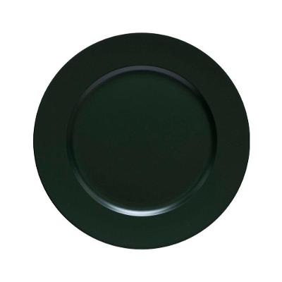 Sousplat Basic 6 Peças Polipropileno e Carbono de Cálcio para Decoração Verde Copa & Cia