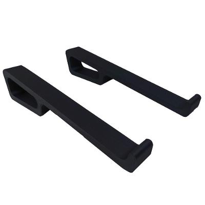 Suporte de Notebook Baixo Ergonômico Preto com Design Compacto para Ventilação e Conforto 28CM
