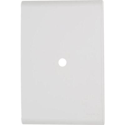 Placa Liz 4x2 com 1 Furo 9,5MM Ajuste Gradual Branca Tramontina