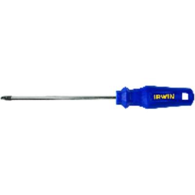 Chave de Fenda Cruzada 1864218 Ph2 com Ponta Magnetizada e Haste Anticorrosão Prata e Azul Irwin