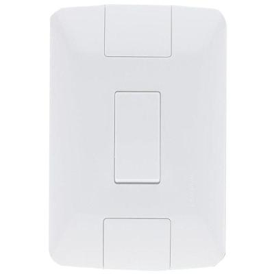 Interruptor Simples Aria com Sistema Modular Branco Tramontina 8CM