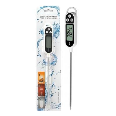 Termômetro Culinário Digital Espeto Caneta Aço Inox Multiuso Alta Precisão para Cozinha
