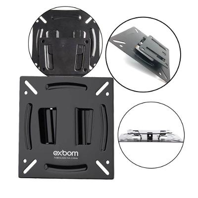 Suporte para TV Exbom Universal para Tv Lcd Led e Monitor 14A 28 Polegadas 15KG Bivolt Preto