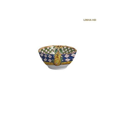 Bowl de Cereal Dolce Taormina em Cerâmica 550ML Multiuso para Café da Manhã Branco Maison Blanche