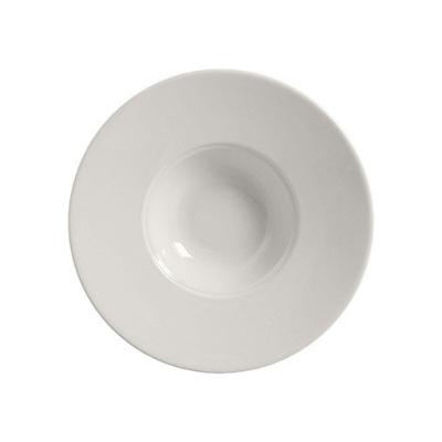 Prato Risoto Cristalina Cerâmica Elegante Transparente Cerâmica Scalla 27CM