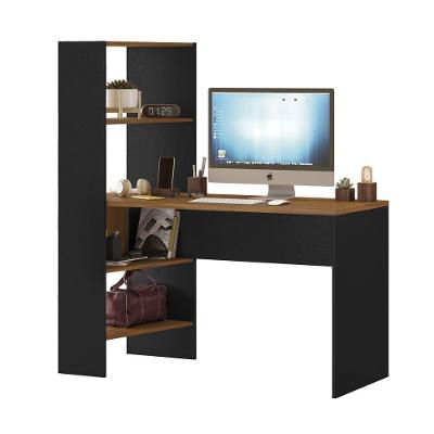 Mesa Office NT 2105 Moderno MDF 123,2CM Preto Notável Móveis