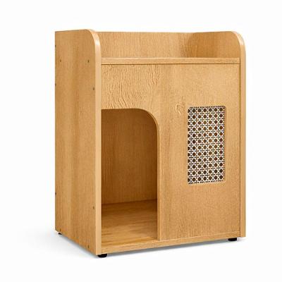 Mesa de Cabeceira Malta 1 Gaveta MDF Moderno Cinamomo RV Móveis