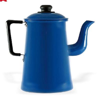 Bule Brisa de Alumínio para Café e Chá Cabo Anatômico Retrô Cozinha Turquesa Extang 1,5L