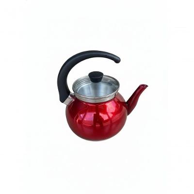 Chaleira com Infusor de Chá 1,6L Alumínio Tampa Vidro Temperado Cozinha Belmar