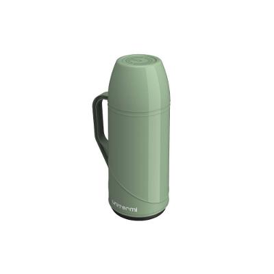 Garrafa Térmica Roma 500ml com Ampola de Vidro Plástico Resistente para Escritório Verde Unitermi