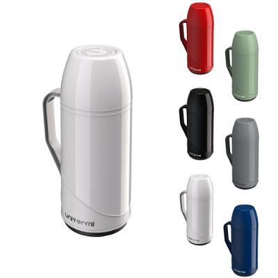 Garrafa Térmica Roma 500ML Plástico Resistente com Isolamento Térmico para Escritório Ou Casa Branco